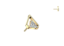 Топ Алмаз золото безрезьбовой